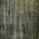 Toile de coton nattée imprimée contemporain kaki