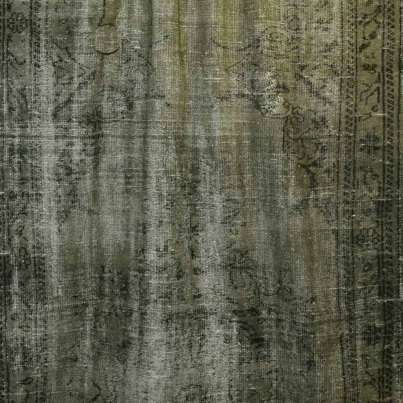 Toile de coton nattée imprimée contemporain kaki