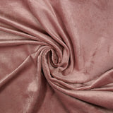 Jersey de velours côtelé tout doux rose poudré