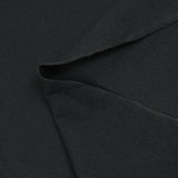 Jersey de coton piqué noir