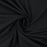 Jersey de coton piqué noir