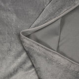 Jersey de velours côtelé tout doux gris