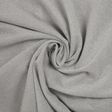 Maille fine Lurex argent fond gris clair