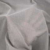 Maille fine Lurex argent fond gris moyen