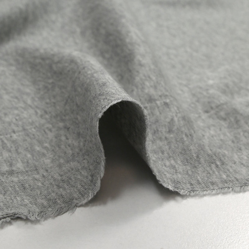 Jersey de coton gris chiné