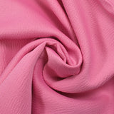 Crêpe satin gaufré viscose rose bonbon