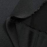 Crêpe satin gaufré viscose noir