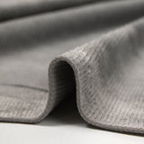 Jersey de velours côtelé tout doux gris