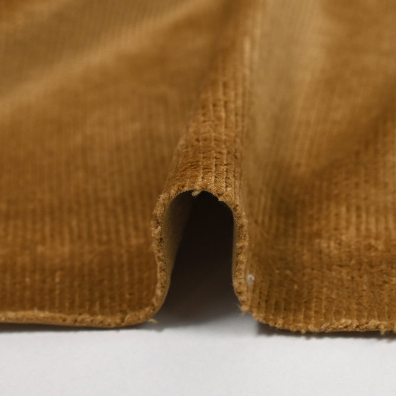 Jersey de velours côtelé tout doux ocre