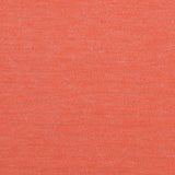 Jersey de polyester rayé orange chiné envers piqué orange fluo