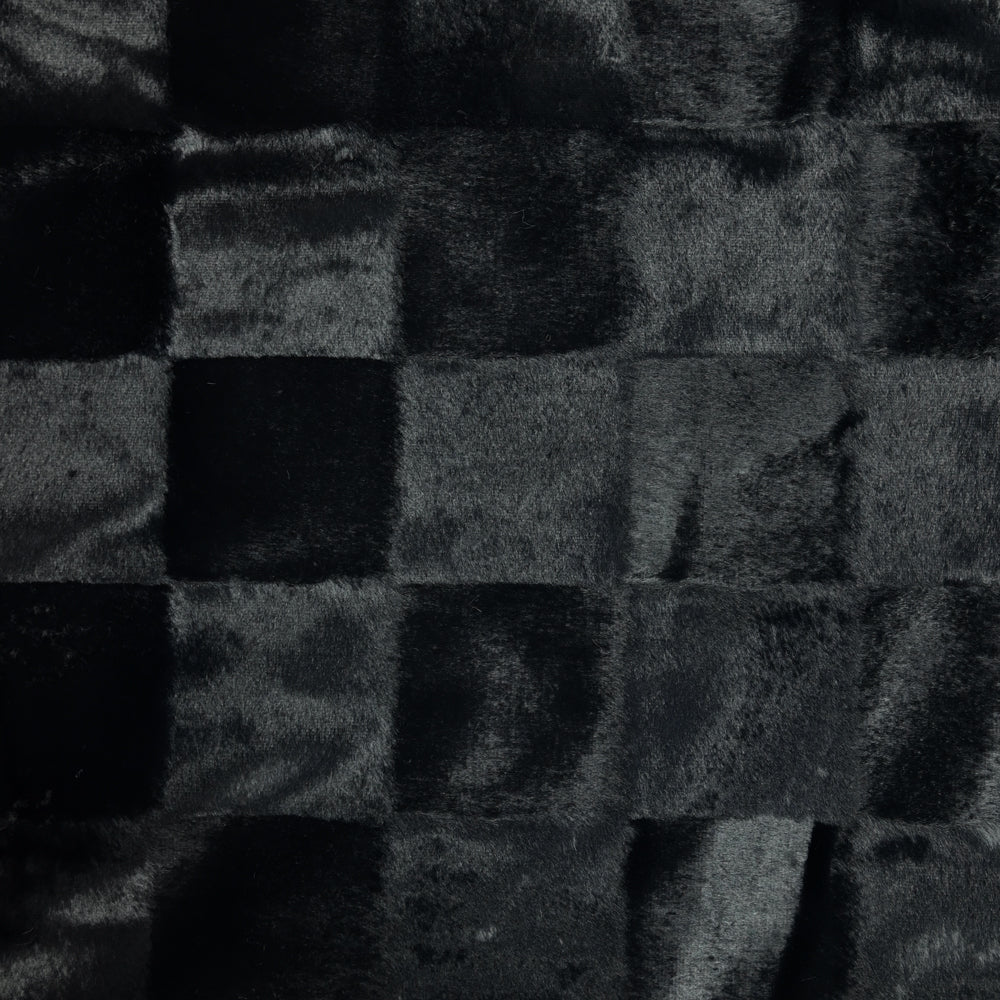 Fond De Texture Chiné Noir Anthracite Chiné. Tissu En Faux Coton