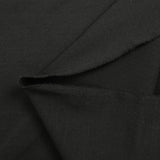 Jersey de polyester lourd noir