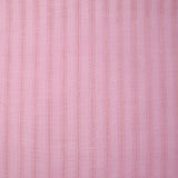 Coton lin rayé Lurex doré fond rose layette