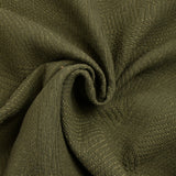 Double gaze brodée pointillisme fond kaki