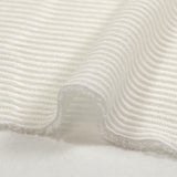 Maille côtelée viscose légère blanc cassé