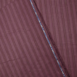 Coton lin rayé Lurex doré fond vieux rose