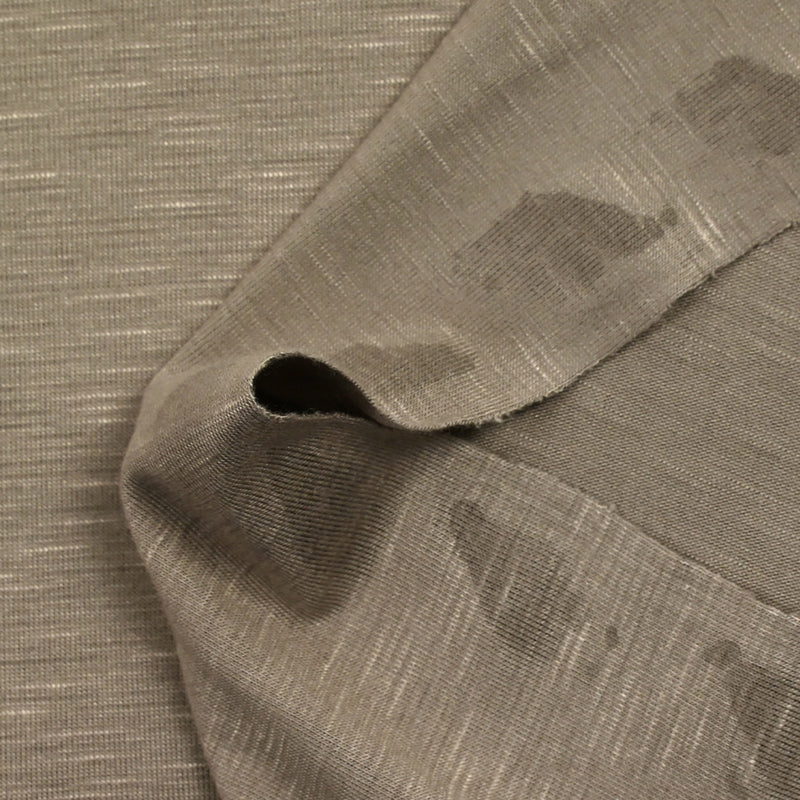 Jersey de viscose flammé taupe