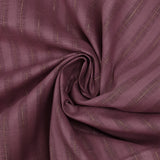 Coton lin rayé Lurex doré fond vieux rose