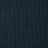 Jersey de coton côtelé bleu nuit