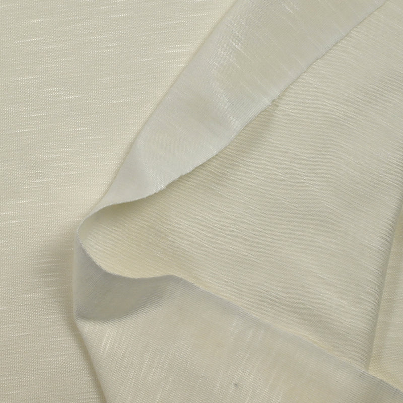 Jersey de viscose flammé blanc cassé