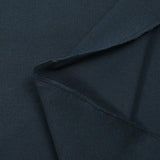 Jersey de coton côtelé bleu nuit