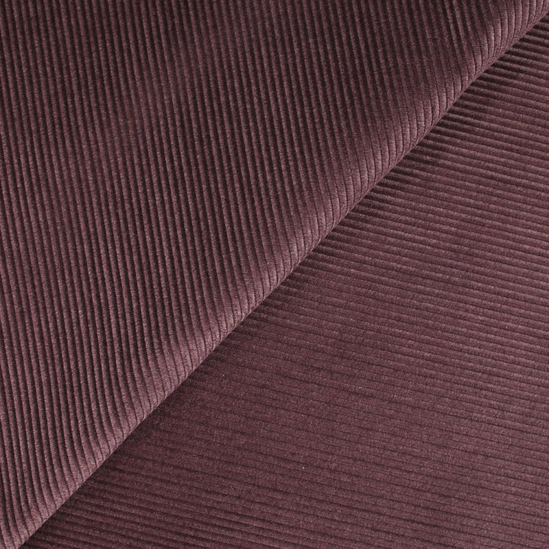 Velours côtelé de coton 3mm figue