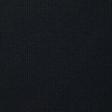 Jersey de coton côtelé bleu sombre
