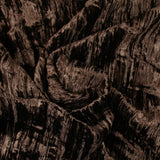 Velours froissé marron