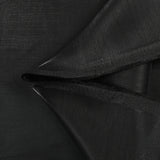 Polyester effet lamé noir