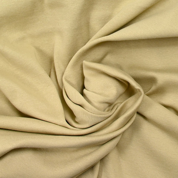 Jersey de coton sable antique