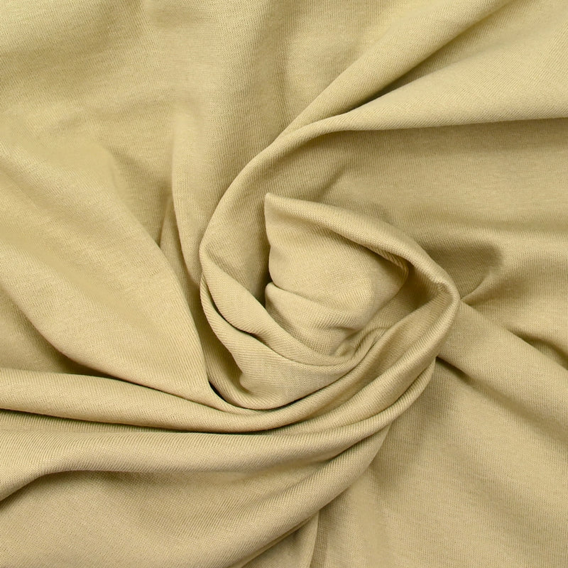 Jersey de coton sable antique