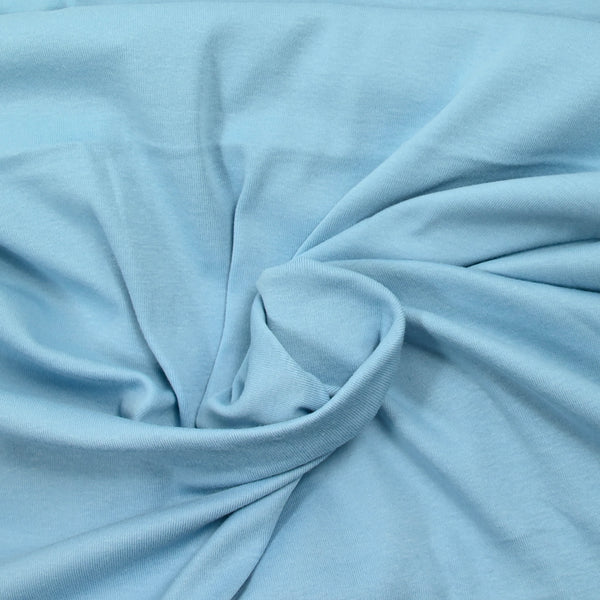 Jersey de coton bleu céleste