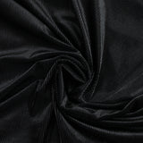 Black soft corduroy jersey