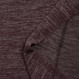 Maille de polyester chinée violet foncé