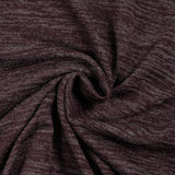 Maille de polyester chinée violet foncé