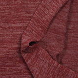 Maille de polyester chinée bordeaux