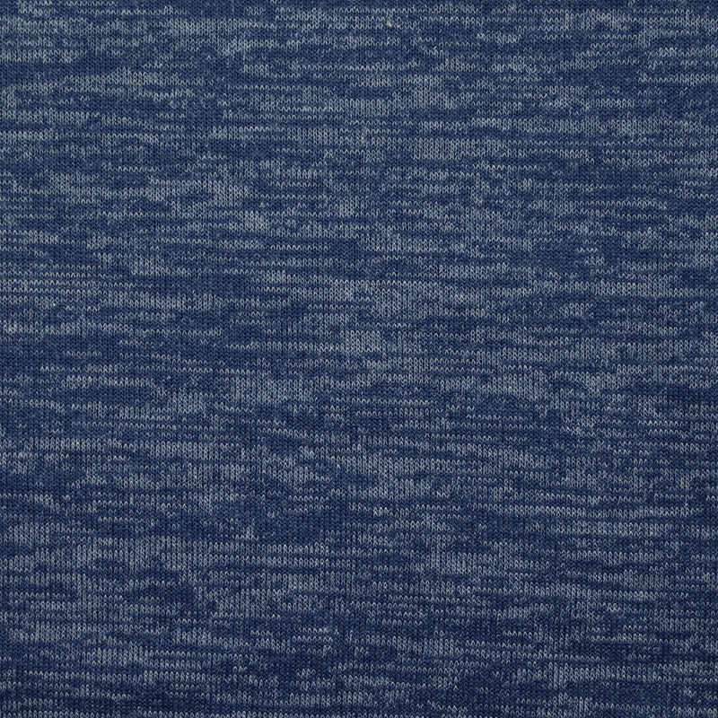Maille de polyester chinée bleu roi