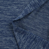 Maille de polyester chinée bleu roi