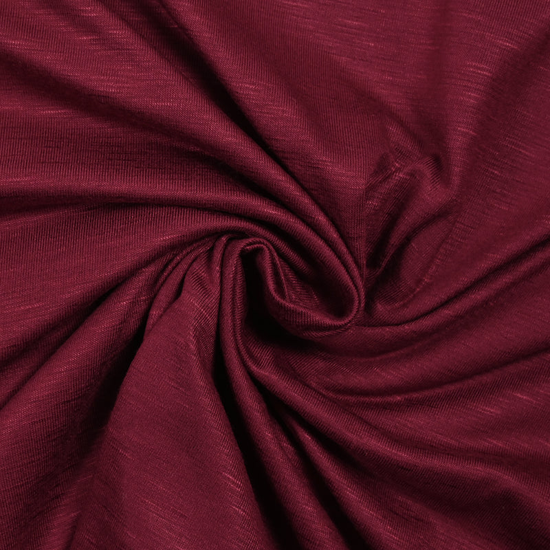 Jersey de viscose flammé cerise