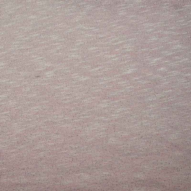 Maille chinée Elisa lurex argent fond rose layette