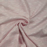Maille chinée Elisa lurex argent fond rose layette