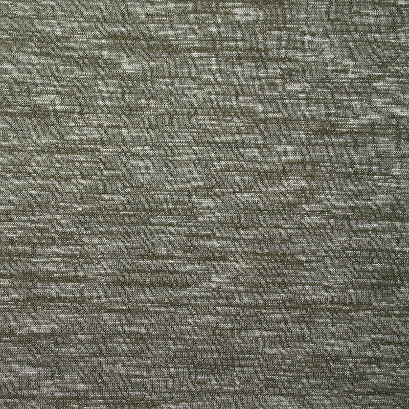 Maille chinée Elisa lurex argent fond kaki