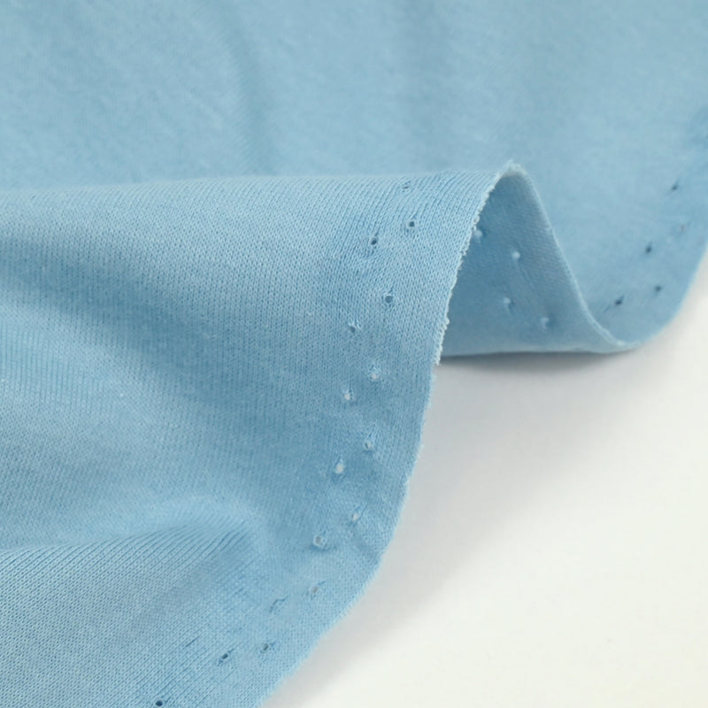 Jersey de coton bleu céleste