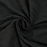 Polycoton rayé ton sur ton noir