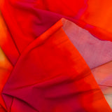 Maille de viscose imprimé poudre multicolore