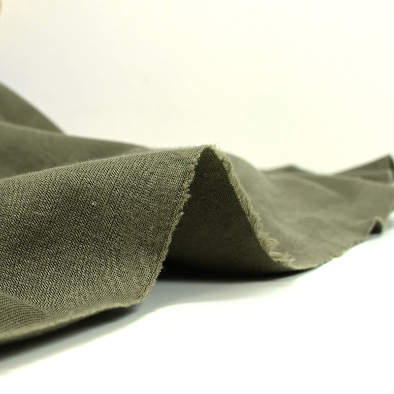 Jersey de coton vert militaire