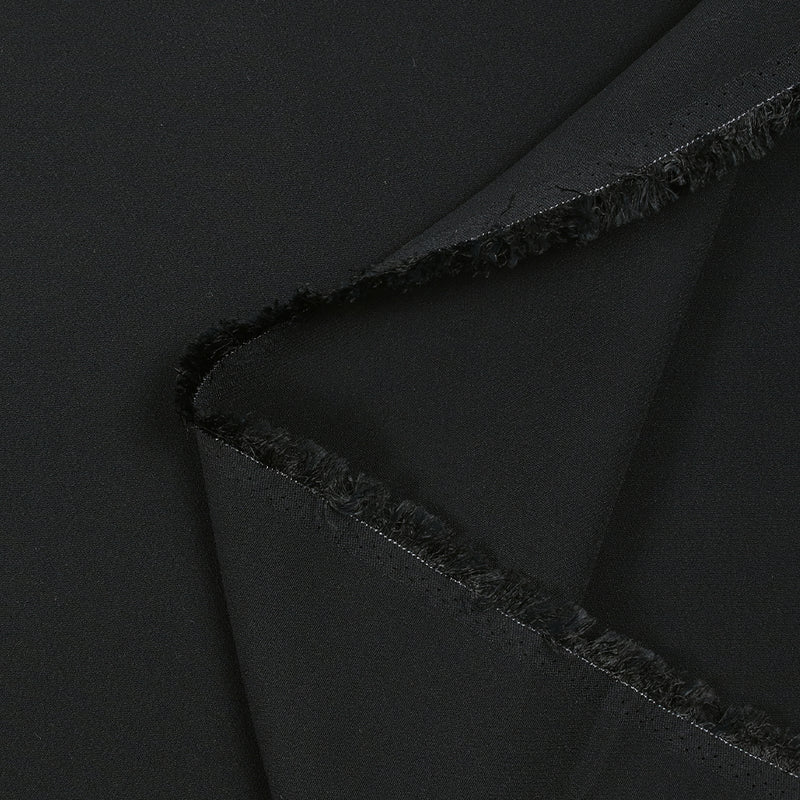 Crêpe de polyviscose noir