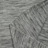 Jersey de viscose flammé noir et gris chiné