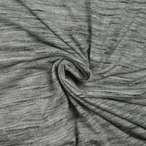 Jersey de viscose flammé noir et gris chiné
