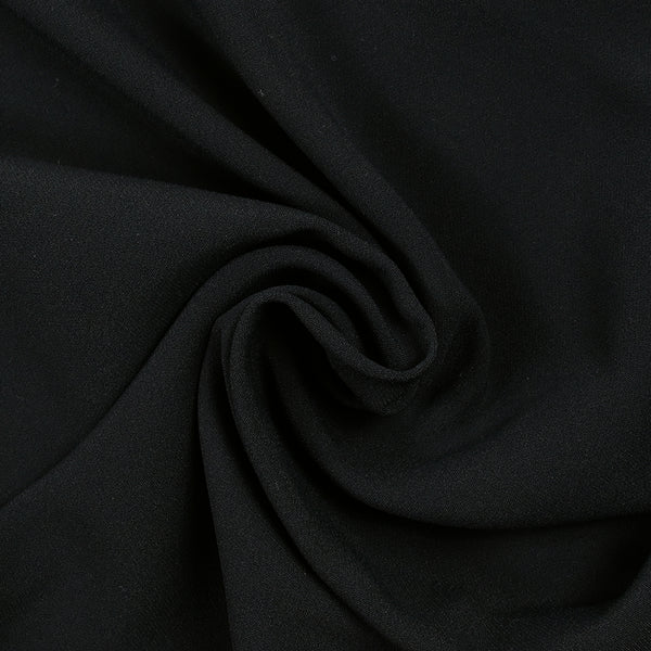 Crêpe de polyviscose noir
